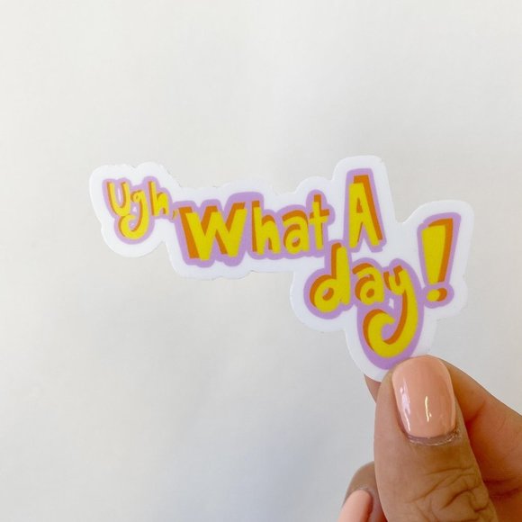 Ugh, What a day! Fun Phrase Vinyl Sticker Agenda - Picture 4 of 4